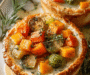 Comforting Roasted Autumn Vegetable Pot Pies