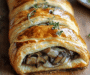 Savory Mushroom Gruyère Puff Pastry Braid Delight