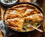Comforting Skillet Broccoli Cheddar Chicken Pot Pie